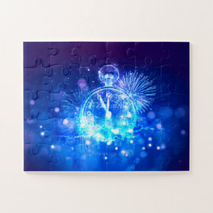Puzzle Bonne année SlipperyLa grande poche brillante de J
