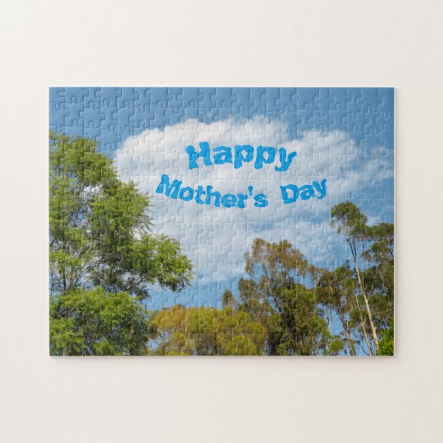 Puzzle "Bonne fête des mères" personnalisable (Horizontal)