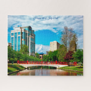 Puzzle Bonne fête du 4 juillet Papa à Huntsville Alabama
