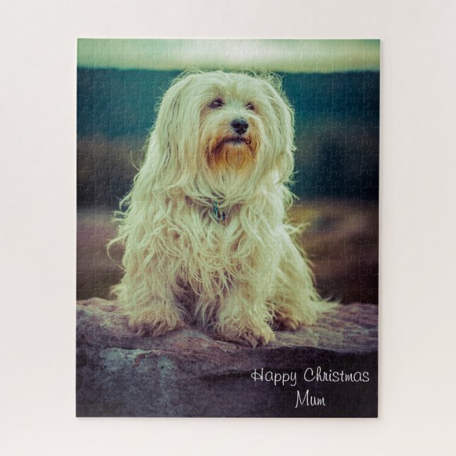 Puzzle Bonne maman de Noël. (Vertical)