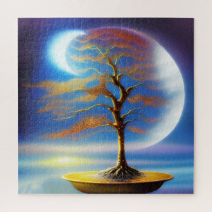 Puzzle Bonsaï paysage lunaire