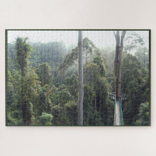 Puzzle Borneo Rainforest Jungle Canopy Treetop Scene