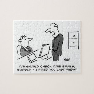 Puzzle Boss Fires Worker par e-mail