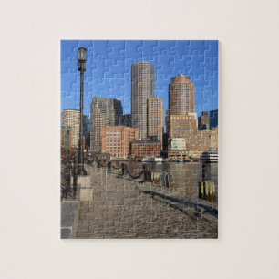 Puzzle Boston Harbour et skyline. Boston est l'une des