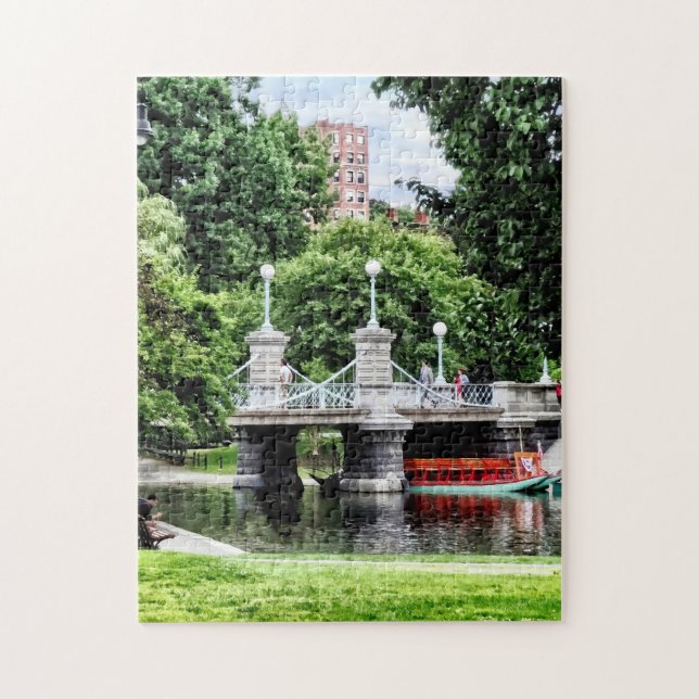Puzzle Boston mA - Pont de jardin public de Boston (Vertical)