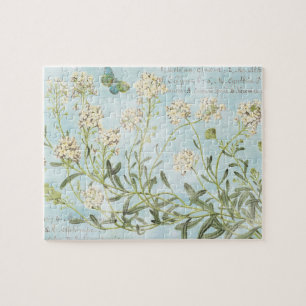 Puzzle Botanique bleu