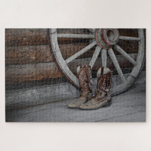 Puzzle Bottes Cowboy