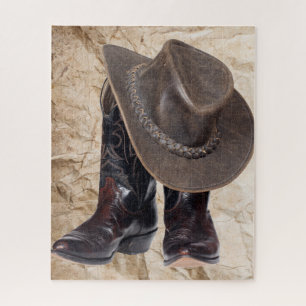 Puzzle Bottes et Casquette de cowboy