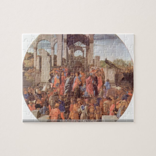 Puzzle Botticelli - adoration des Magi (Londres) [puz 2 (Horizontal)