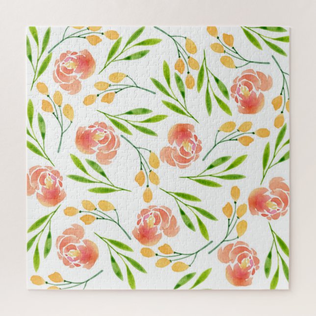 Puzzle Boucles de fleurs (Vertical)