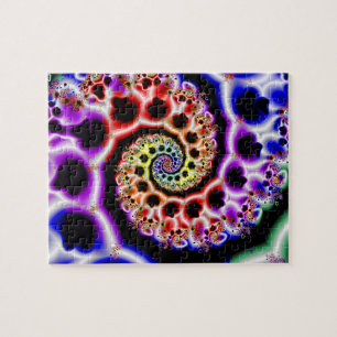 Puzzle Boucles de fruits   Arc-en-ciel Fractal Art