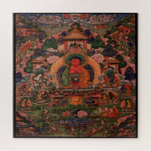 Puzzle Bouddha Amitabha dans son pays pur de Suvakti