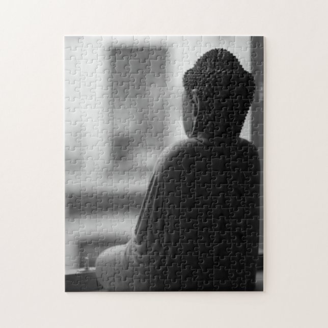 Puzzle Bouddha assis dans la méditation (Vertical)