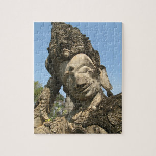 Puzzle Bouddha en cours... Nong Khai, Isan, Thaïlande