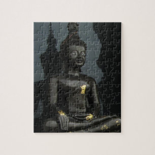 Puzzle Bouddha noir ... Nong Khai, Isaan, Thaïlande