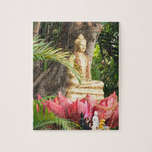 Puzzle bouddhisme, bouddha, statue, religion, doré, asie,