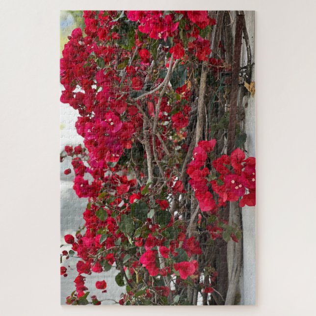 Puzzle Bougainvillée rouge, Burlingame (Vertical)
