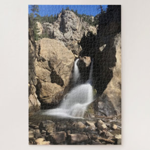 Puzzle Boulder Falls Majestic Waterfall
