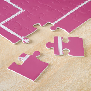 Puzzle Boule de soccer personnalisée et rose de champ