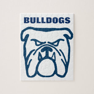 Puzzle Bouledogue bleu