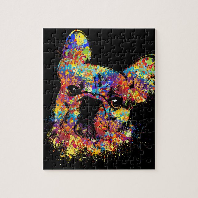 Puzzle Bouledogue français - chien de Frenchie (Vertical)