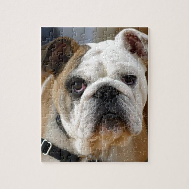 Puzzle Bouledogue personnalisable (Vertical)