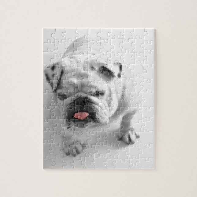 Puzzle Bouledogue personnalisable (Vertical)