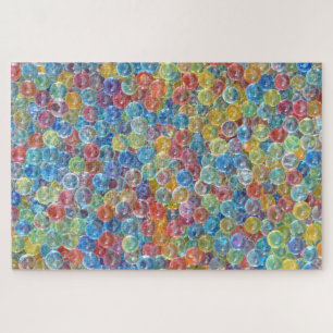 Puzzle Boules de verre coloré Marbres difficiles