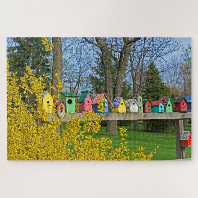 Puzzle Boulevard Birdhouse (Horizontal)