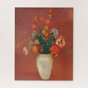 Puzzle Bouquet dans un vase chinois par Odilon Redon