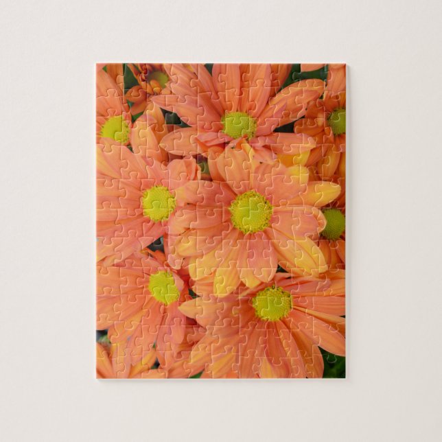 Puzzle Bouquet de belles fleurs orange (Vertical)