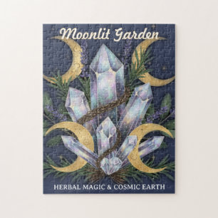 Puzzle Bouquet de Cristal de Jardin au Clair de Lune • Ma