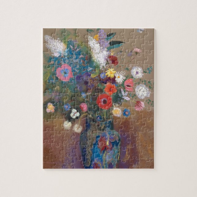 Puzzle Bouquet de fleurs - Odilon Redon (Vertical)
