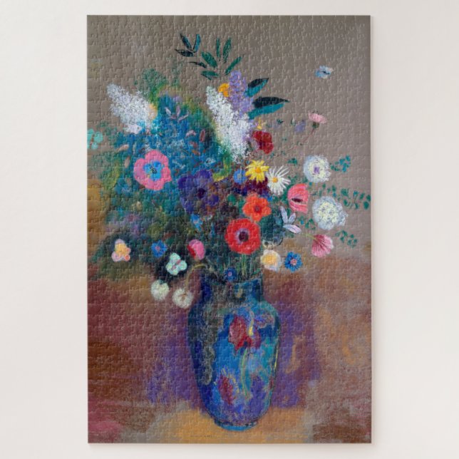 Puzzle Bouquet de fleurs, Redon (Vertical)