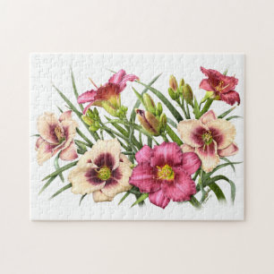 Puzzle Bouquet de lys jour Rubis