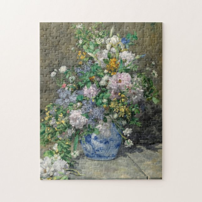 Puzzle Bouquet de printemps, 1866 par Pierre-Auguste Reno (Vertical)