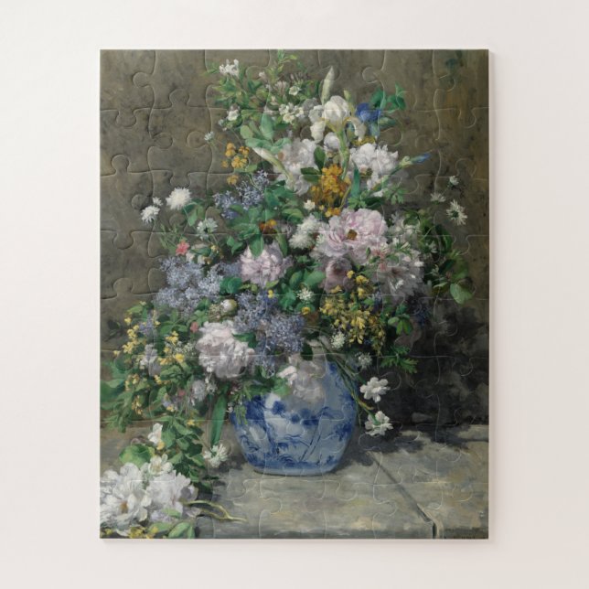 Puzzle Bouquet de printemps par Auguste Renoir (Vertical)