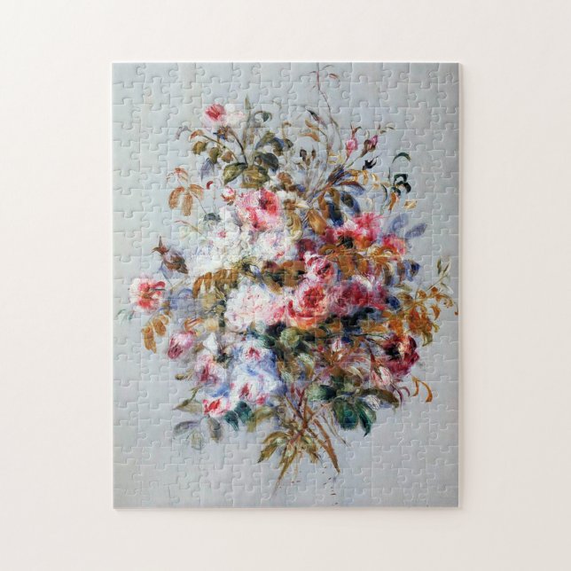 Puzzle Bouquet de Roses, Renoir (Vertical)