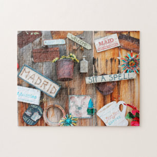 Puzzle Boutique De Café De Style Ancien Mexique. Jigsaw P