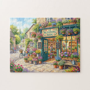 Puzzle Boutique de fleurs pittoresque