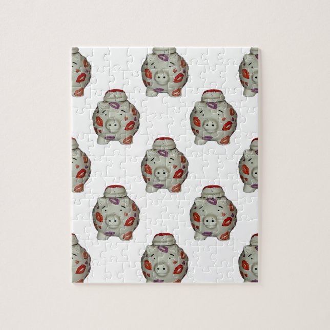 Puzzle Bouton à lèvres adorable (Vertical)