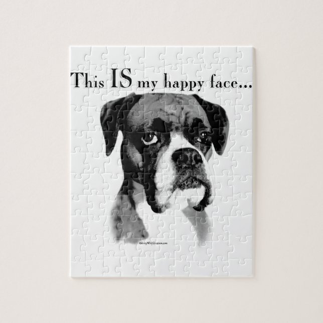 Puzzle Boxer Happy Face (Vertical)