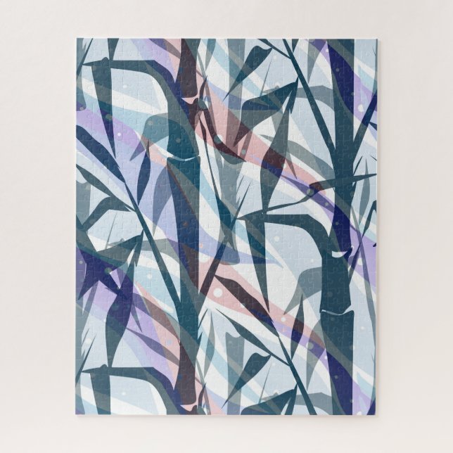 Puzzle Branches en bambou. (Vertical)