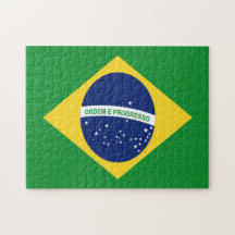 Puzzle Brésil Drapeau