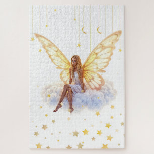 Puzzle Bright fairy golden papillon ailes douce beauté