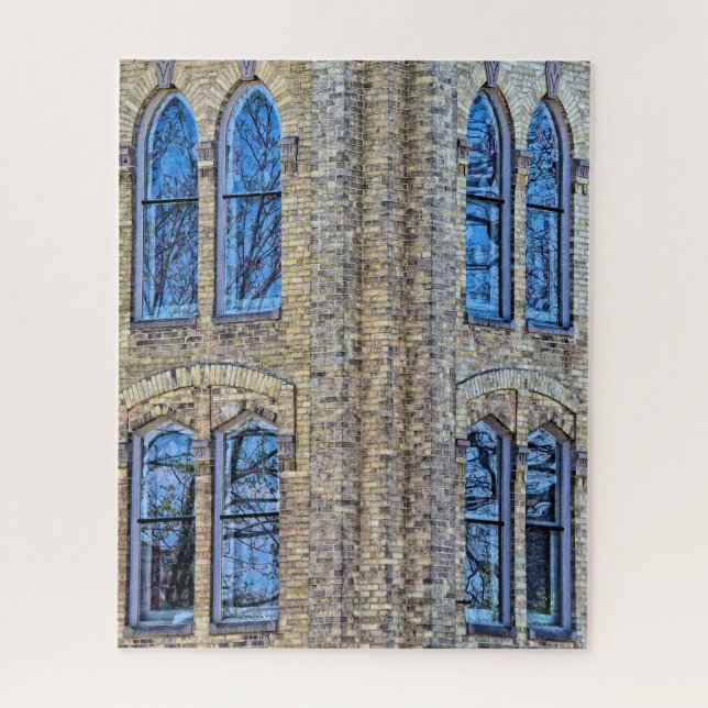 Puzzle Brique et verre - 16x20 - 520 pièces. (Vertical)