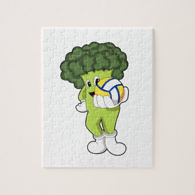 Puzzle Brocoli aux sports de volleyball (Vertical)