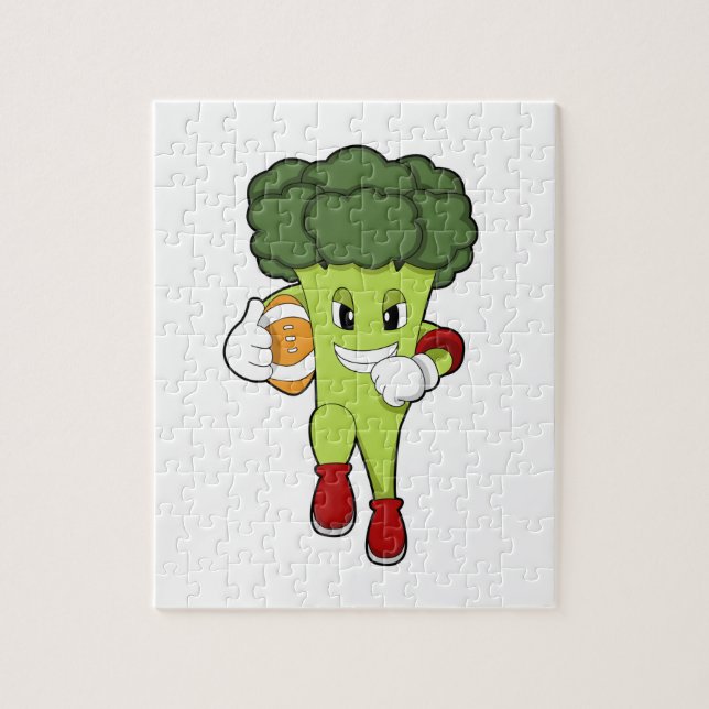 Puzzle Brocoli dans le football (Vertical)