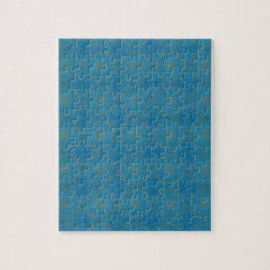 Puzzle Broderie dorée sur bleu