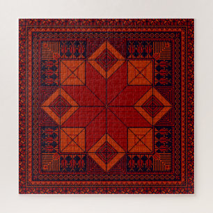 Puzzle broderie traditionnelle de Palestine Motif de Tatr